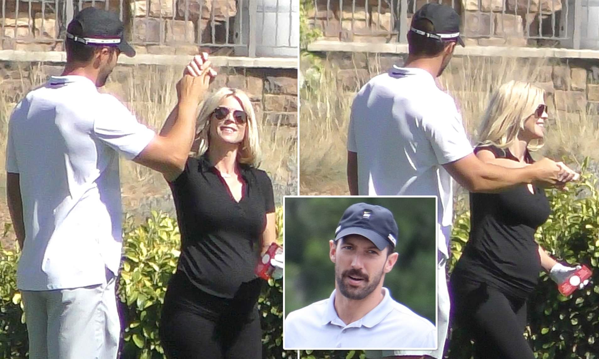 Tiger Woods' pregnant ex Elin Nordegren and her baby daddy are spotted  playing GOLF | Daily Mail Online